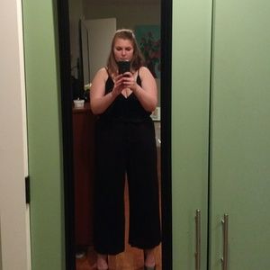 Xhilaration black jumpsuit XXL NWT